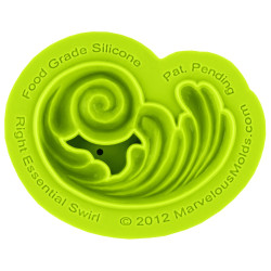 Right Swirl, silikonform